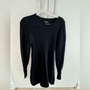 Acqua cashmere dress black